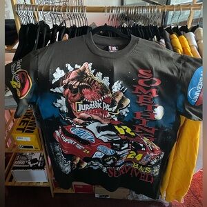 Jurassic Park NASCAR Vintage Tee
